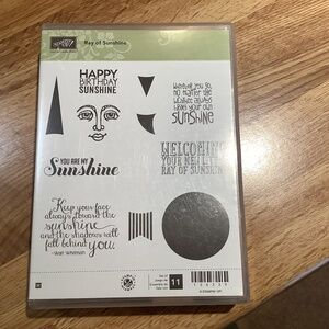 Stampin’ Up Ray of Sunshine Stampin set